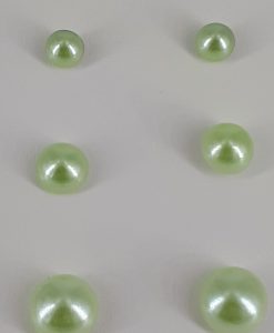 3- pakning lys grønne ørepynt