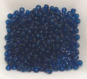 Bunadperler, opak blå, 60100, 10/0 Preciosa