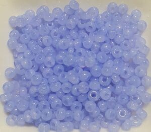 Bunadperler lys « melkehvit» blå 02231