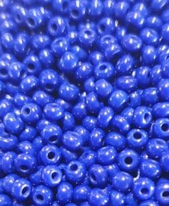 Bunadperler 33070 fra Preciosa. Opak blå. 10/0