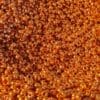 SMÅ 11/0, Preciosa nr 18583, metallisk orangebrun
