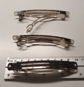 3 pk Hårspenne 10 cm Sy selv