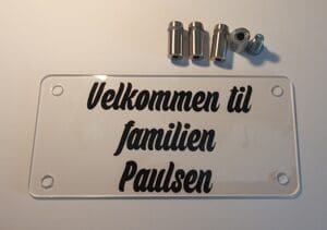 Skilt familien Paulsen