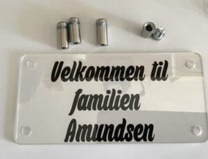 Dørskilt Amundsen