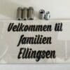 Dørskilt familien Elllingsen