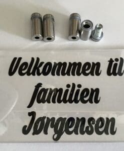 Dørskilt familien Jørgensen
