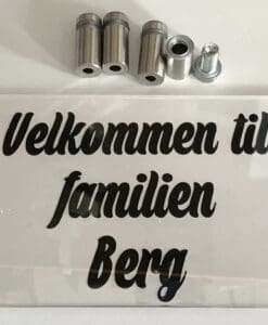 Dørskilt familien Berg